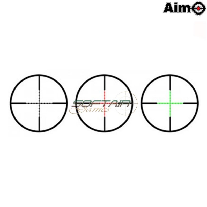 Ottica 3-9x40e Illuminata Black Aim-o (ao3041-bk)