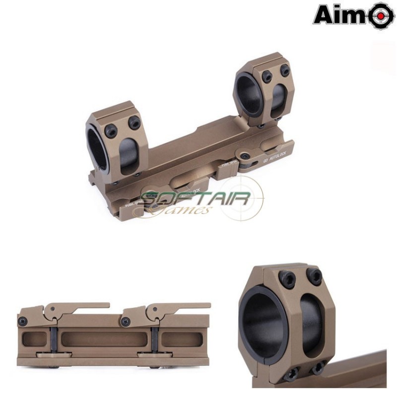 Tactical Qd Supporto Per Ottica 25.4/30mm Dark Earth Aim-o (ao9012-de)