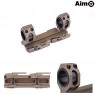 Tactical Qd Supporto Per Ottica 25.4/30mm Dark Earth Aim-o (ao9012-de)