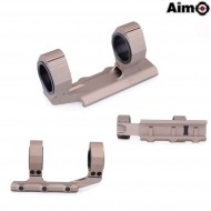 Precision Ultralight 1" Ottica Mount 25.4mm/30mm Dark Earth Aim-o (ao9023-de)