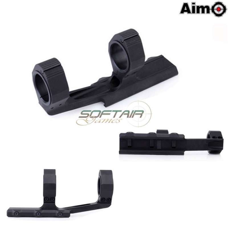 Precision Ultralight 2" Ottica Mount 25.4mm/30mm Black Aim-o (ao9024-bk)