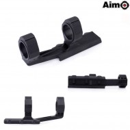 Precision Ultralight 2" Scope Mount 25.4mm/30mm Black Aim-o (ao9024-bk) Precision Ultralight 2" Scope Mount 25.4mm/30mm Black Aim-o (ao9024-bk)