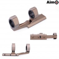Precision Ultralight 2" Ottica Mount 25.4mm/30mm Dark Earth Aim-o (ao9024-de)