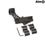Ak Single Supporto Cantilever Da 25,4-30 Mm Black Aim-o (ao9026-bk)