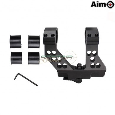 Ak Double Support Cantilever From 25,4-30 Mm Black Aim-o (ao9022-bk)