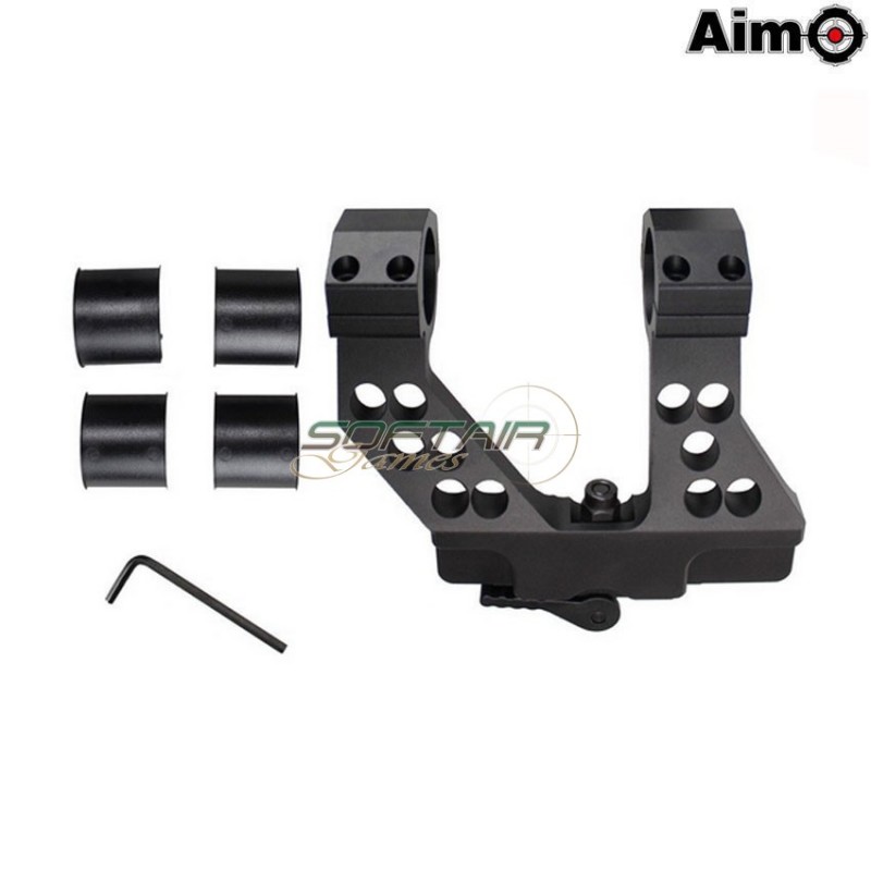 Ak Double Support Cantilever From 25,4-30 Mm Black Aim-o (ao9022-bk) Ak Double Support Cantilever From 25,4-30 Mm Black Aim-o (ao9022-bk)