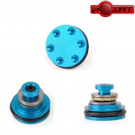 Piston Head 6 Holes Bearing In Aluminum Point (po-fb02103)