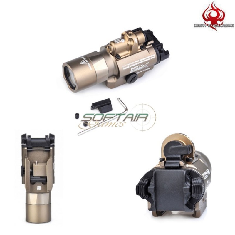 Flashlight/laser X400u Ultra Led Tactical Dark Earth Night Evolution (ne01009-de)