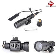 Torcia M300aa Mini Scout Light Black Night Evolution (ne04061-bk)