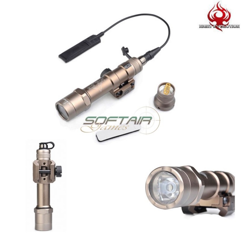 Flashlight M600b Mini Scout Light Led Full Version Dark Earth Night Evolution (ne04056-de)