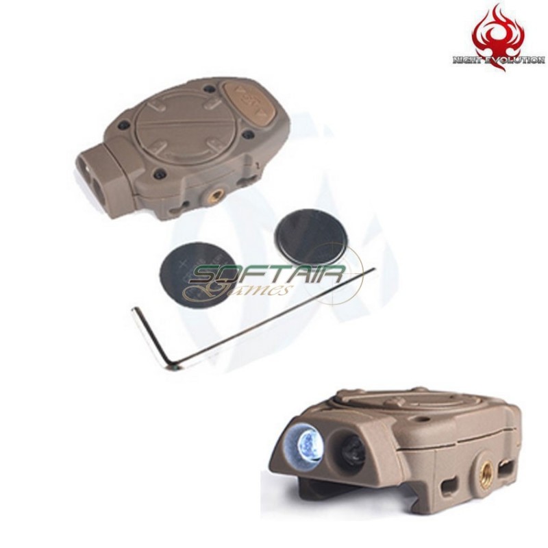 Rail Dark Earth Switch Light White/ir Night Evolution (ne05016-de-ir)