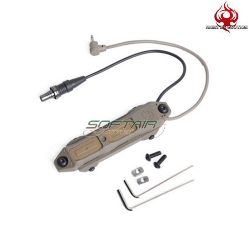 Tactical Augmented Dark Earth Double Pressure Switch Night Evolution (ne04040-de)