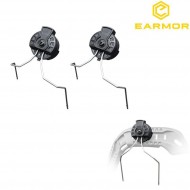 Set 2 Arc Model Helmet Rail Attachment Kit Earmor (ea-m11) Set 2 Arc Model Helmet Rail Attachment Kit Earmor (ea-m11)