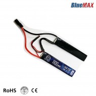 Lipo Battery Mini Tamiya Connector 7.4v X 1110mah 20c Cqb Type Bluemax-power® (bmp-7.4x1110-cqb) Lipo Battery Mini Tamiya Connector 7.4v X 1110mah 20c Cqb Type Bluemax-power® (bmp-7.4x1110-cqb)