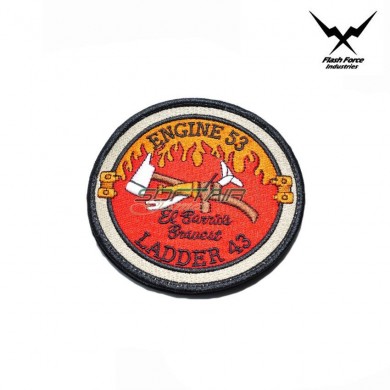 Patch Embroidered Red Wing Fireman Flash Force Ind. (ffi-pat-a-31)