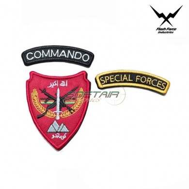 Patch Embroidered Afghan Commando Special Force Type A Set Flash Force Ind. (ffi-pat-a-30)