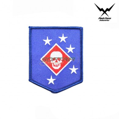 Patch Embroidered Marine Riders Blue Flash Force Ind. (ffi-pat-a-05)