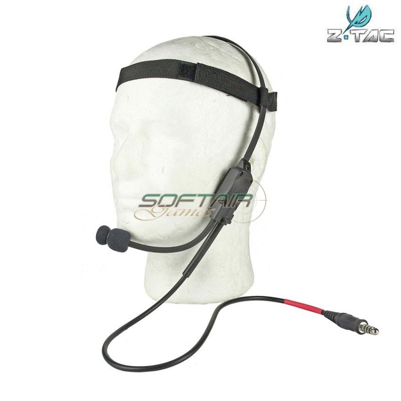 Cuffia Mh180-v Atlantic Signal Black Z-tactical (z136)