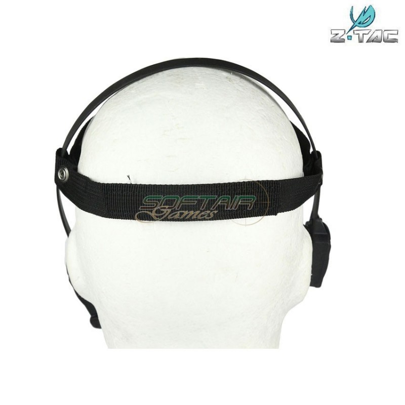 Cuffia Mh180-v Atlantic Signal Black Z-tactical (z136)