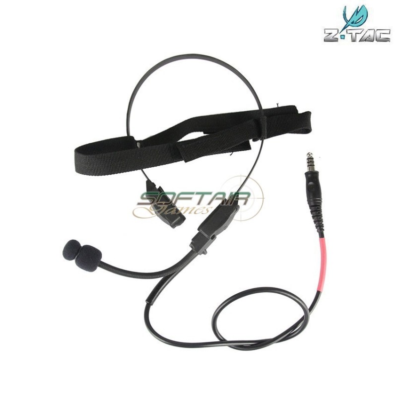 Cuffia Mh180-v Atlantic Signal Black Z-tactical (z136)