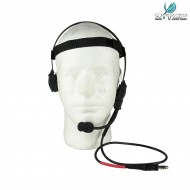 Cuffia Mh180-v Atlantic Signal Black Z-tactical (z136)