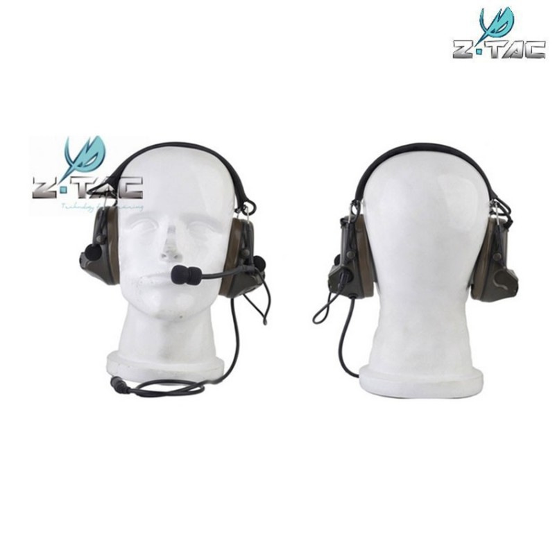 Headset/microphone Comtac Ii Foliage Green Z-tactical (z041-fg)