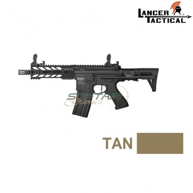 Electric Rifle Lt-34 Proline Gen.2 Enforcer Battle Hawk Pdw 7" Tan Lancer Tactical (lat-lk9075)