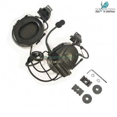 Headset/microphone Comtac Ii Black For Helmet Arc System Z-tactical (z031-bk)