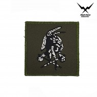 Patch Embroidered Nswdg Red Squadron Od/white Flash Force Ind. (ffi-1049)