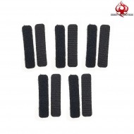 Set 5 Pezzi Velcro Black Per Remoto Switch Night Evolution (ne04057-bk)