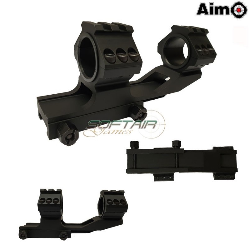 Scope Mount Top Rail 25.4mm/30mm Extend Ring Black Aim-o (ao9032-bk) Scope Mount Top Rail 25.4mm/30mm Extend Ring Black Aim-o (ao9032-bk)