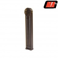 Mid-cap Magazine Clear Black 170bb Polymer For P90 Aeg Mag (mag-015-1)