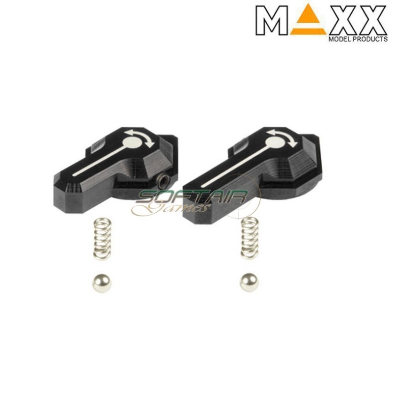 Aluminum Cnc Selector Black Style B Per Vfc Scar L/h Aeg Maxx Model (mx-sel007sbb)