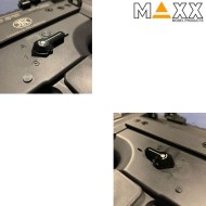 Selettore Alluminio Cnc Black Style B Per Vfc Scar L/h Aeg Maxx Model (mx-sel007sbb)