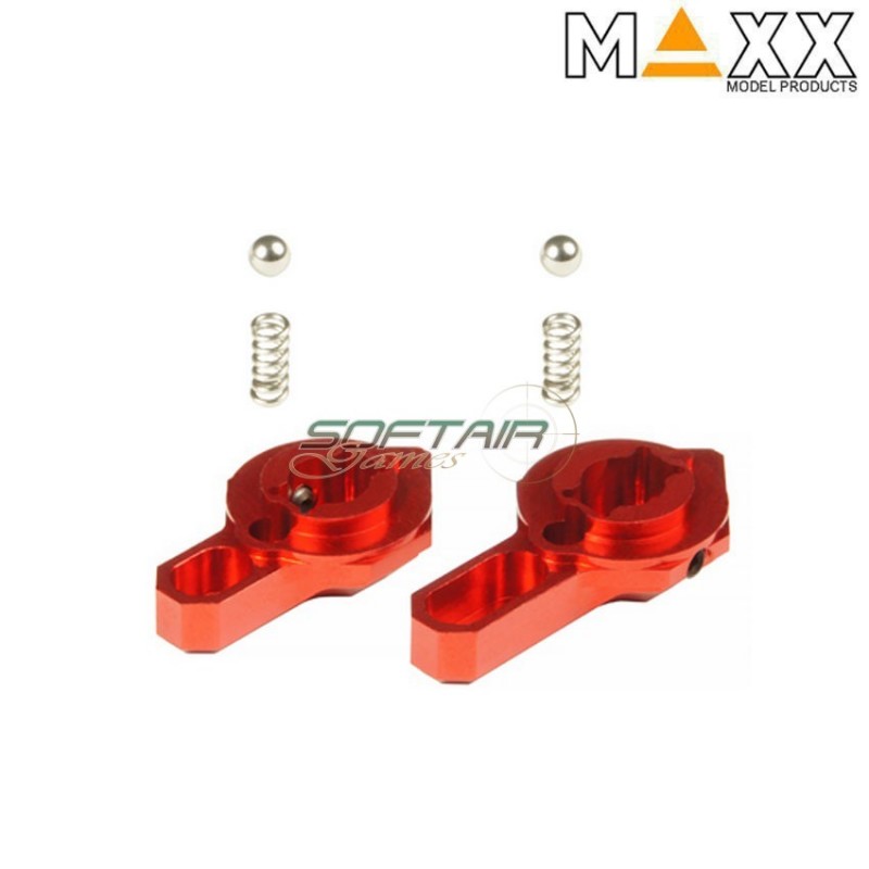 Aluminum Cnc Selector Red Style B Per Vfc Scar L/h Aeg Maxx Model (mx-sel007sbr)