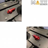 Selettore Alluminio Cnc Red Style B Per Vfc Scar L/h Aeg Maxx Model (mx-sel007sbr)