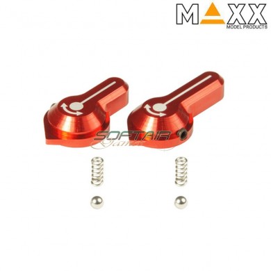 Aluminum Cnc Selector Red Style A Per Vfc Scar L/h Aeg Maxx Model (mx-sel007sar)