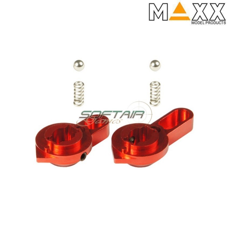 Aluminum Cnc Selector Red Style A Per Vfc Scar L/h Aeg Maxx Model (mx-sel007sar)