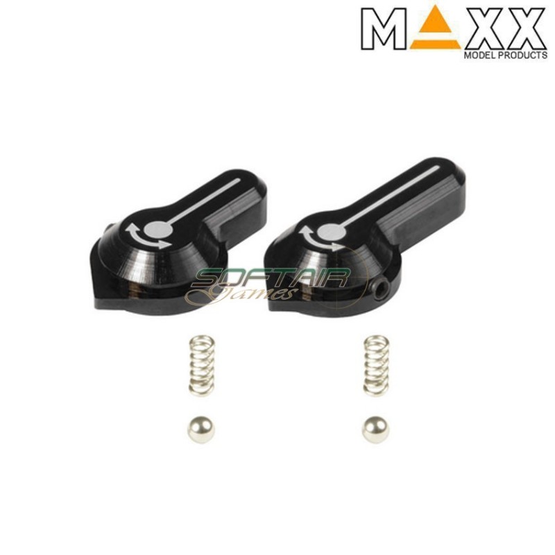 Aluminum Cnc Selector Black Style A Per Vfc Scar L/h Aeg Maxx Model (mx-sel007sab)