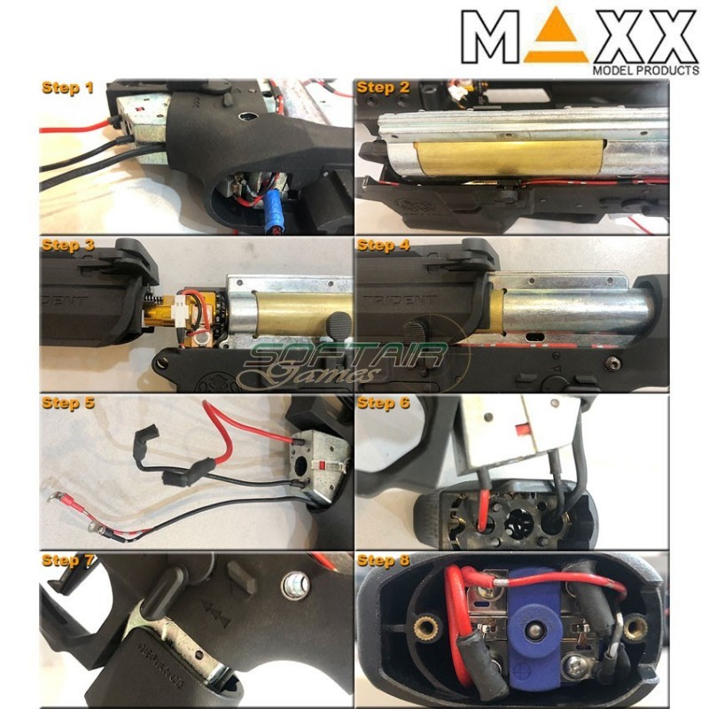 Gruppo Hop Up Me Pro C/led In Alluminio Cnc Per M4/m16 Aeg Maxx Model (mx-hop005prl)