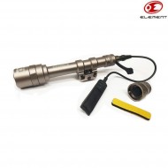 Flashlight M600aa Scout Led Tactical Dark Earth Element (el-ex400-de) Flashlight M600aa Scout Led Tactical Dark Earth Element (el-ex400-de)