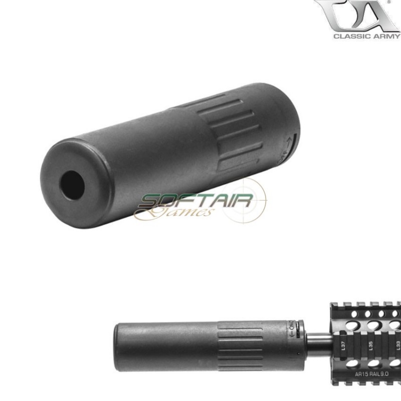 Silenziatore Black Qd Per Serie Apex / Enf Classic Army (ca-a674p)