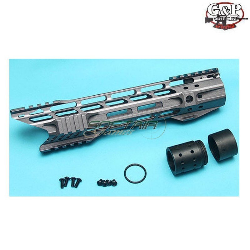 Rail LC Grey 10.75" Mtfc System Shark G&p (gp-mlk018gy) Rail LC Grey 10.75" Mtfc System Shark G&p (gp-mlk018gy)