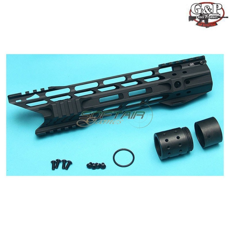 Rail LC Black 10.75" Mtfc System Shark G&p (gp-mlk018bk)