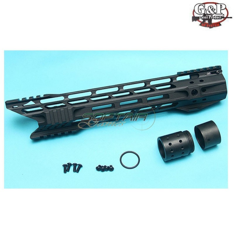 Rail LC Black 12.50" Mtfc System Shark G&p (gp-mlk017bk) Rail LC Black 12.50" Mtfc System Shark G&p (gp-mlk017bk)