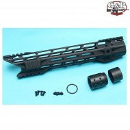 Rail LC Black 12.50" Mtfc System Shark G&p (gp-mlk017bk) Rail LC Black 12.50" Mtfc System Shark G&p (gp-mlk017bk)