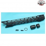Rail LC Black 16.20" Mtfc System Shark G&p (gp-mlk016bk) Rail LC Black 16.20" Mtfc System Shark G&p (gp-mlk016bk)