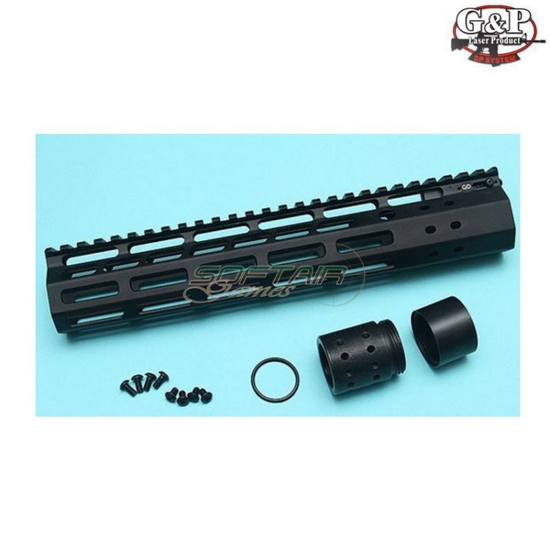 Rail LC Black 10.75" Mtfc System G&p (gp-mlk015bk)