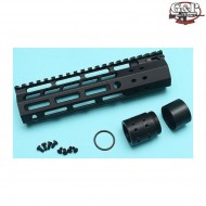 Rail LC Black 8" Mtfc System G&p (gp-mlk014bk)