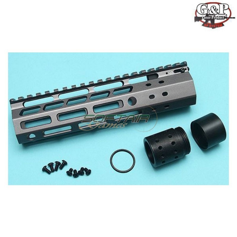 Rail LC Grey 8" Mtfc System G&p (gp-mlk014gy)
